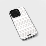 mmsr stripe epoxy bumper case (silver frame / gray)