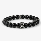 SVB-307 Onyx Raw Stone Bracelet 8mm