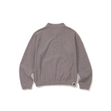 Surface fleece pullover / Rose ash