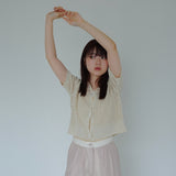 mesh knit cardigan