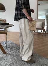 Look Wonderant 3-Layer Lengths Round Tuck Wide Banding Pants