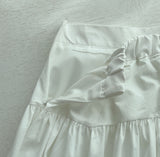 Eki Banding Shirring Flare Long Skirt