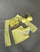 Lemon 4PS Cover-Up Bikini Set