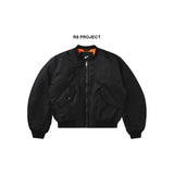 RS PROJECT R IC BOMBER BLACK JACKET