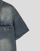 Weather Half Denim Jacket
