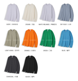  Logane USA Supima cotton overfit long sleeve tee