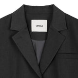 BACK STRING CHARCOAL OVERFIT BLAZER