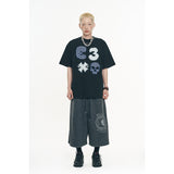 Big Emblem Bermuda Sweatpants - Navy