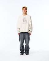 Two tone Panel Jean/Black