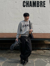 sweet cake color-block sweatshirt (3colors)
