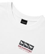 ホース ボックス クロップド Tシャツ- ホワイト