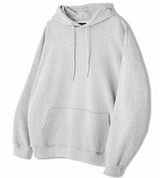 Authentic Relaxed Basic Hoodie Gray