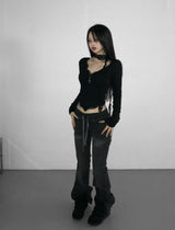  daisy slimmer scarf top(3 color)