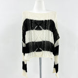 Summer striped twist cover-up net knit (3 colors)