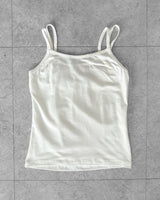 DUAL SHIRRING LAYERED CAMI
