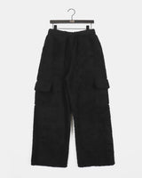 molz soft wool wide cargo pocket pants
