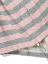 STRIPE COLLAR JACKET PINK