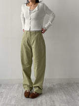 Ella Ribbed Frill Knit Cardigan