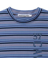 グラノーラ ストライプド LS Tシャツ ブルー(CV2GFFT555A)