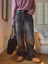 Bolide Washing Baggy Denim Pants