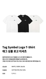 Tag Symbol Logo T-Shirt-Black