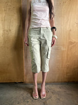 cargo capri pants