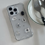 [made]ブラックトゥインクルver.レジンスマホケース