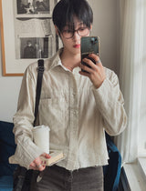 Tote Pigment St Cutting Crop Shirt
