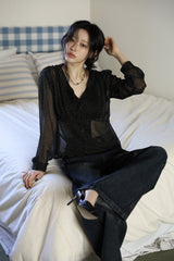 Ley line wide denim