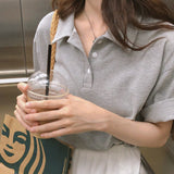 ミュートカラー半袖Tシャツ