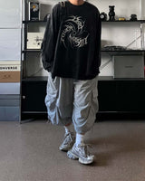 SL Two Pin Tuck Cargo Bermuda Sweatpants