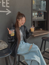 ヒポダメージワイドバギーデニム