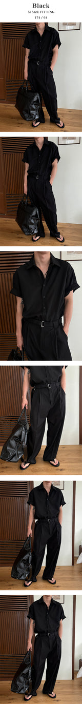 [SET UP가능] Summer belt slacks(4color)