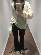 Cracker banding bootcut pants (2color)