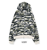 Kokia Camo Two Way Hooded Zip-Up