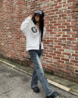[MADE] Ruhe Incision Pocket Denim Washed Semi Bootcut Long Pants