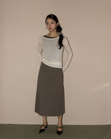 BACKLESS LONG ONE-PIECE (KHAKI)