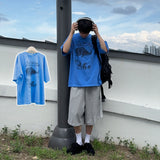 Vedder Damage Short Sleeve T-Shirt(BLUE)