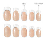 MUZMAK Reusable Glam Design Nail Tip Tiara(Square)