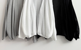 Amit Bolero Loose Fit Puff Knit Cardigan 
