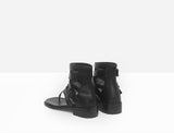 Pony open toe see-through boot sandals