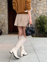 Wanted Pleated Mini Skirt