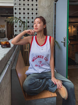Rich Club Loose Color Matching Sleeveless