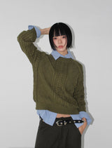 CINNAMON CABLE KNIT