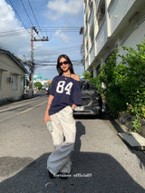 ナンバーネイビールースフィット半袖Tシャツ