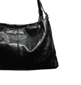 Double Strap Leather Shoulder Bag