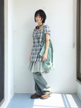 Vintage blue bootcut pants