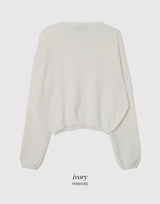 Nature Cashmere Crop Lambswool Knit Cardigan (9color)