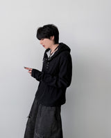 Billion Waffle Crop Hoodie