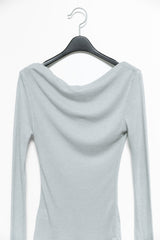 drape side slit top(3colors)